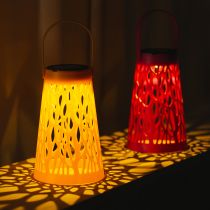Artikel Solar Laternen Set Outdoor LED 26cm, Buntes Licht für Garten und Terrasse, 2 Stück