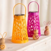 Artikel Solar Laternen Set Outdoor LED 26cm, Buntes Licht für Garten und Terrasse, 2 Stück