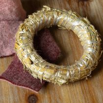 Artikel Strohkranz Rohling 15 cm aus Naturstroh für DIY-Kränze und Dekoration