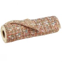 Artikel Tischband Beige Glitzer Accent Vintage-Look 19cm x 1,5m Flexibel Dekorativ