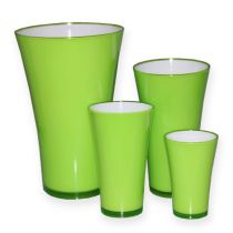 Plastik Vase „Fizzy“ Apfelgrün, 1St