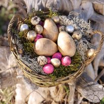 Artikel Wachteleier Pink 3,5-4cm Ausgeblasene Eier Osterdekoration 50 St