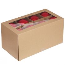 Artikel Weihnachtskugeln Rot Glanz Glas Baumkugeln Ø7,5cm 12 St