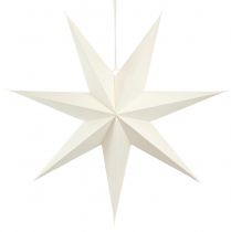 Artikel Papierstern Weiß Weihnachtsdeko 60cm 2St Licht Eleganz