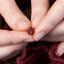 Artikel Wollkordel Bordeaux 55m für Floristik, Geschenkdekoration und DIY