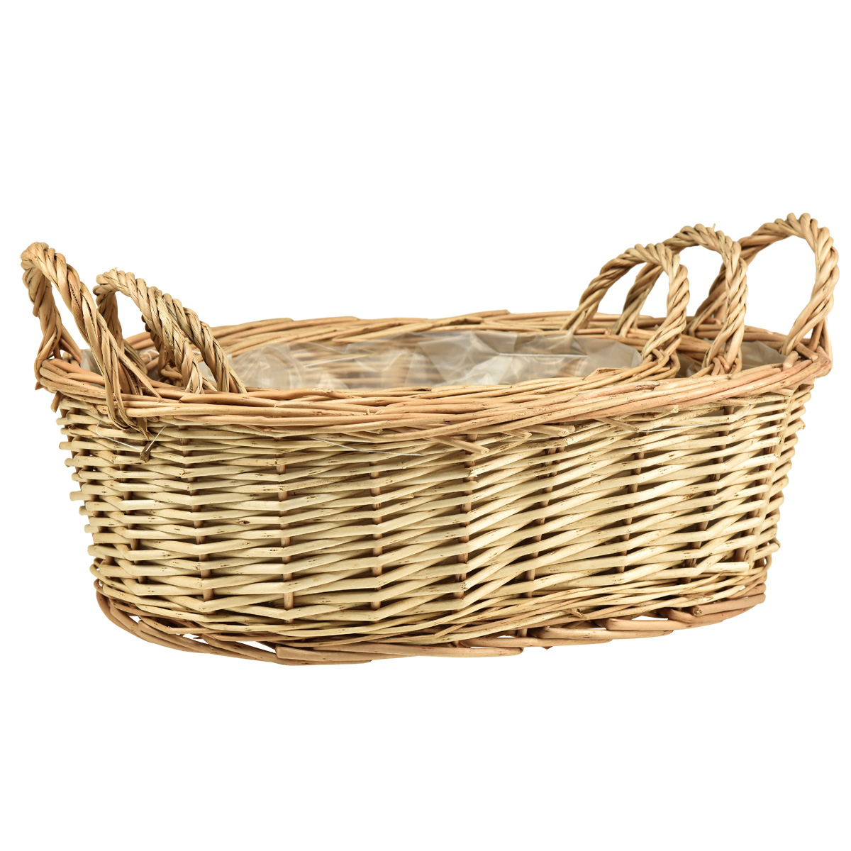 Love Story Haustierkorb Oval Newton – 50x33 Cm, Innen Weich, Holzkohle