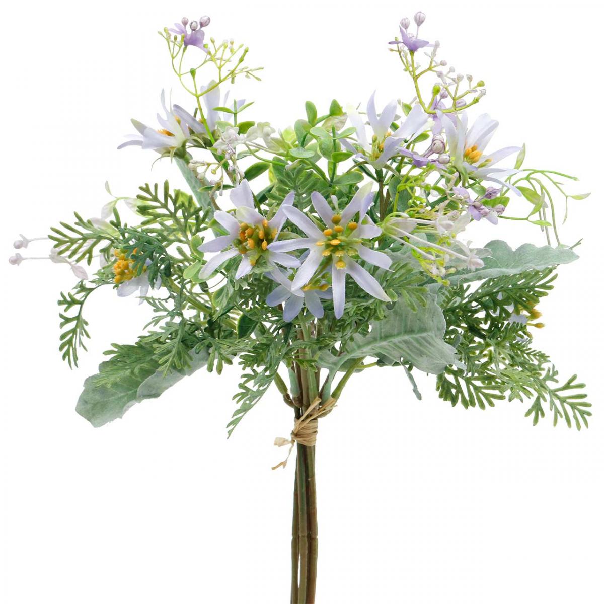 Dekoration Astern Busch künstlich Strauß Vase Asternbusch Kunstblumen wie echt