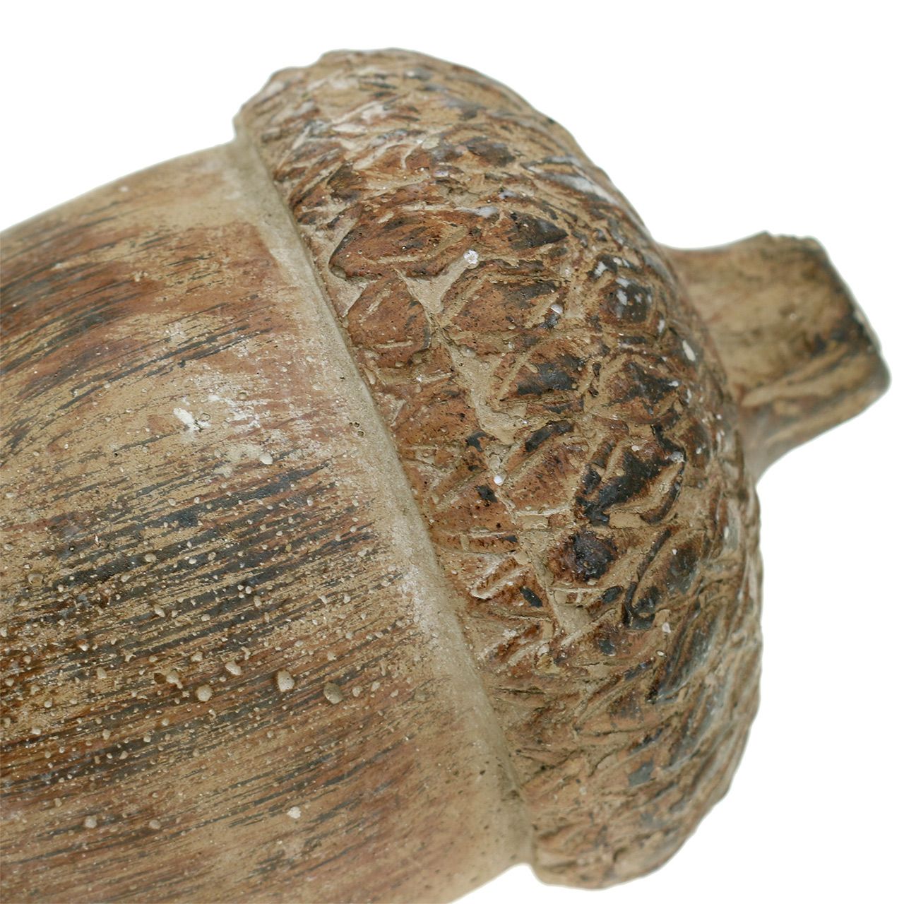 Logbuch-Verlag Dekofigur Vogel braun auf Eichel & Tannenzapfen 10–11 cm – Herbstdeko Figur aus Kunststein – 2er Set main image 1