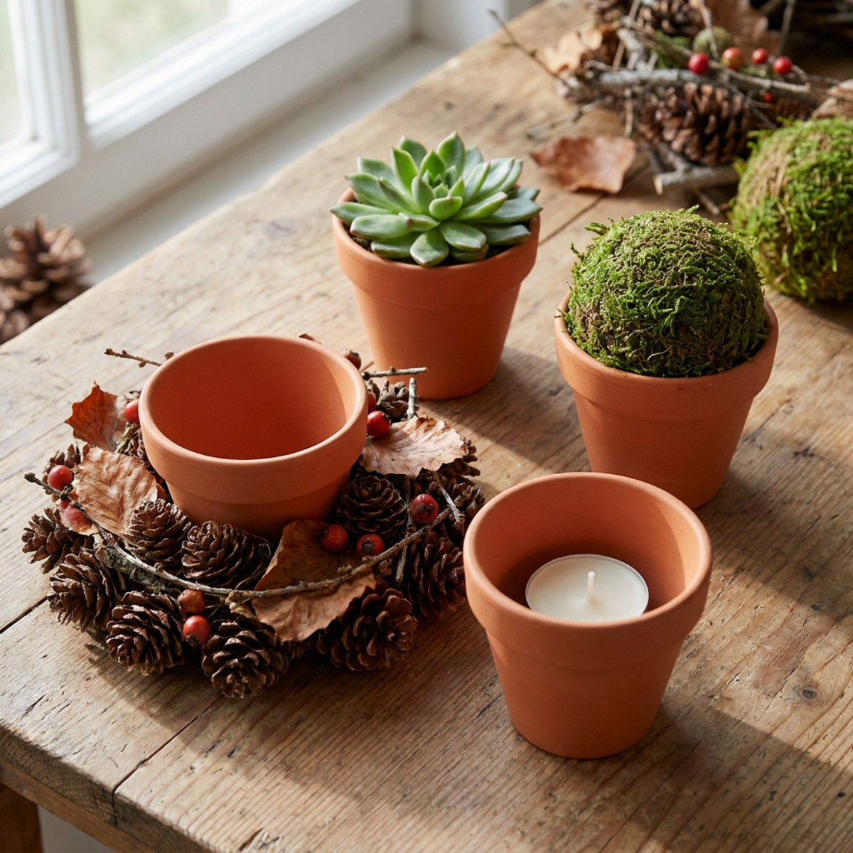 Blumentopf Ton Ø7cm 10St für Innen und Außen