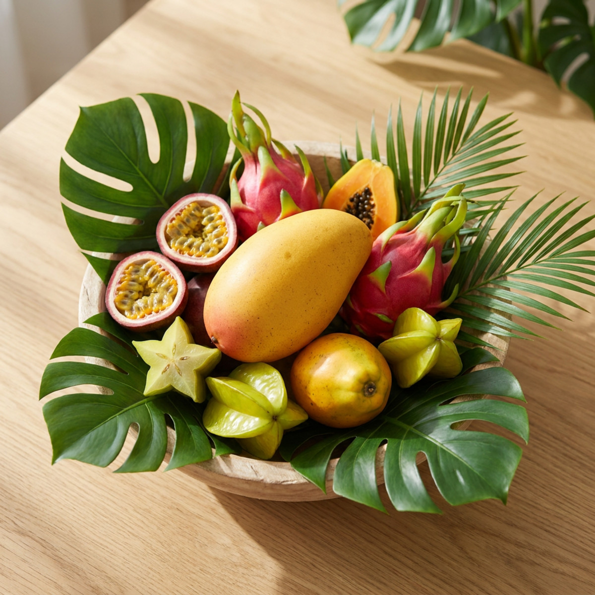Künstliche Mango Real-Touch Deko-Frucht Gelb 13cm