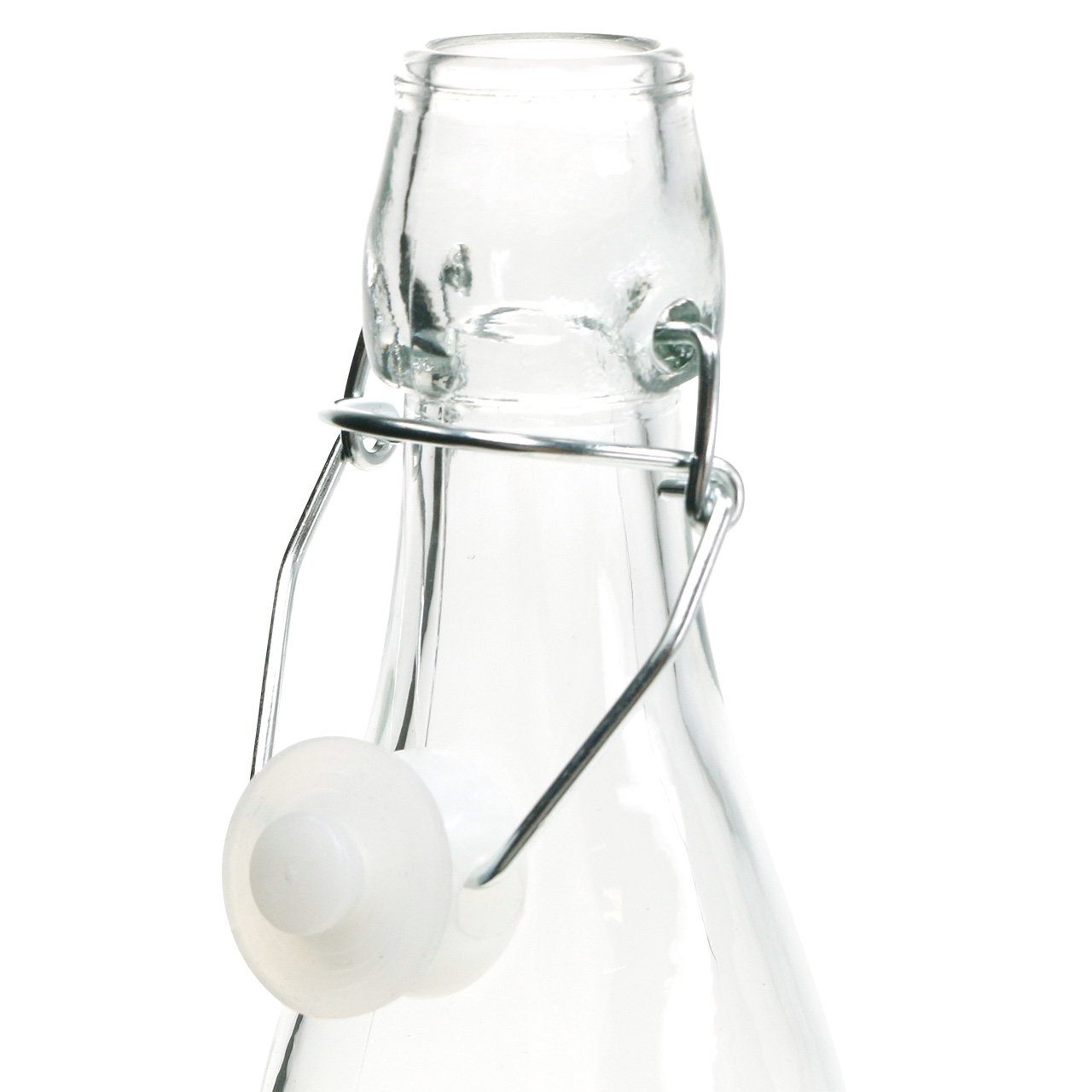 Dekoflasche Maritim Muscheln in Flasche auf Fuß Muscheln 14 x 8 x 6,5 cm 