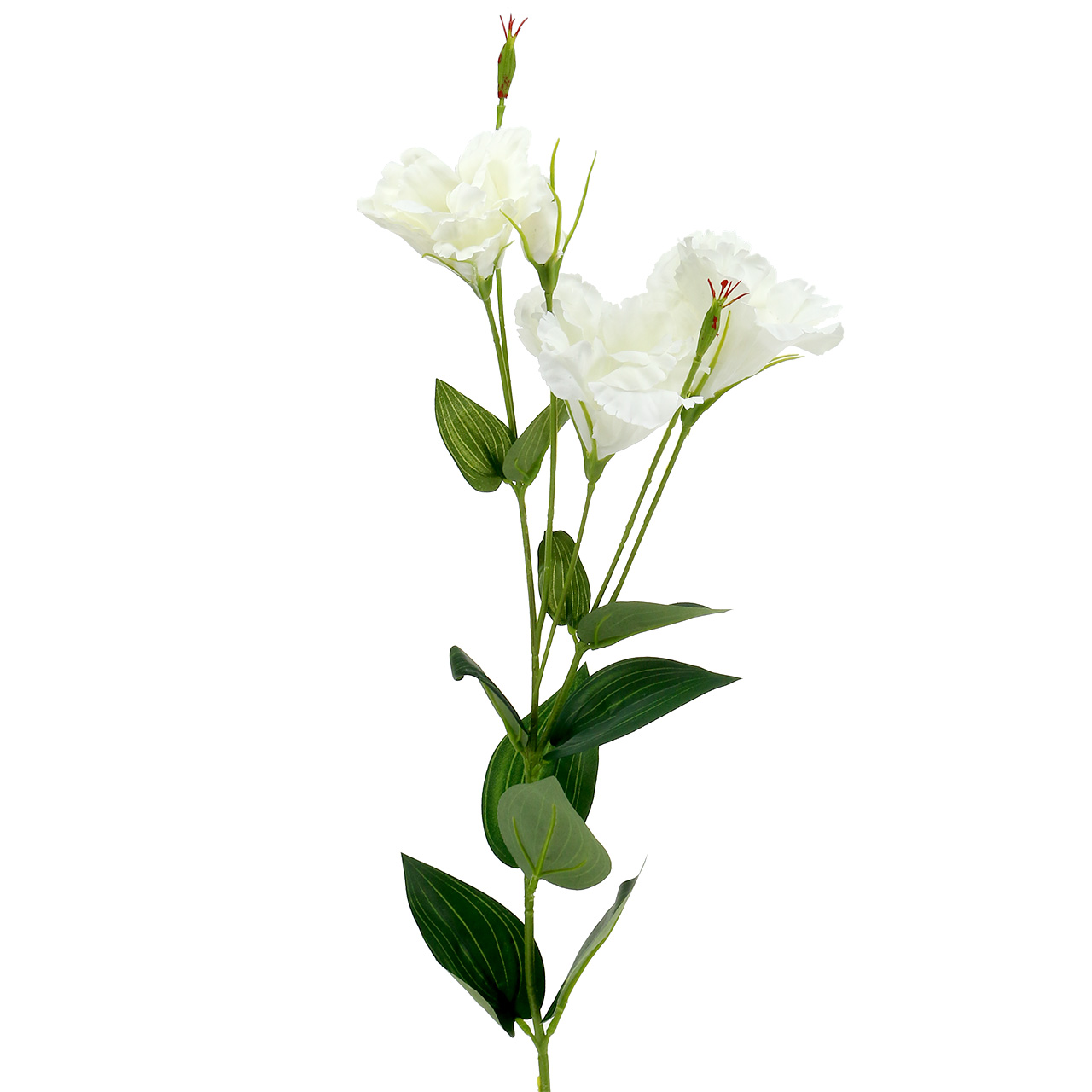 Floristik21.de Weiß Kunstblume Lysianthus L87,5cm-87827