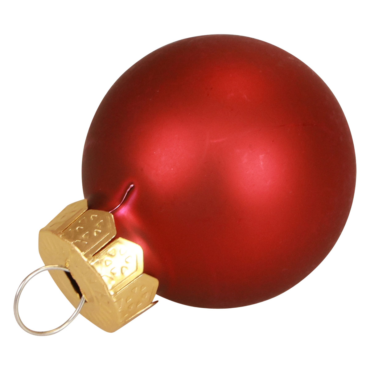 Floristik21.de Mini Weihnachtskugeln Rot Matt/Glänzend Ø2,5cm 20 St