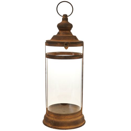 Deko Laterne Windlicht Rost Optik Metall Deko Ø15cm H46cm