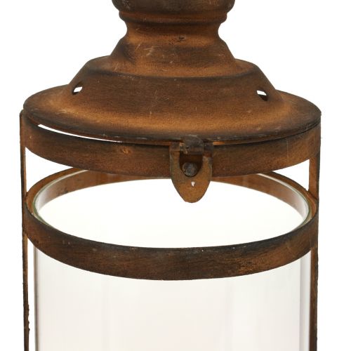 Floristik21 Deko Laterne Windlicht Rost Optik Metall Deko Ø15cm H46cm