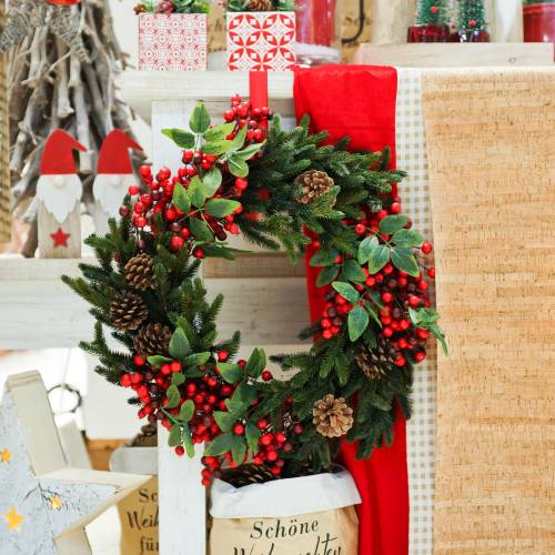 Floristik21 Weihnachtskranz dekoriert Ø60cm