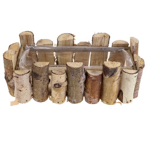 Floristik21 Pflanzkasten Birkenäste Blumenkasten Holz Birke 27×13×10cm