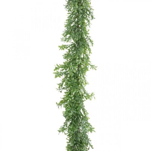 Künstliche Pflanzengirlande, Buchsbaum-Ranke, Dekorationsgrün L125cm