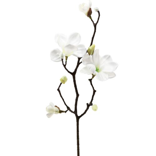 Artikel Kunstblume Magnolienzweig Magnolie künstlich Weiß 58cm