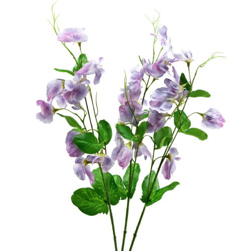 Floristik21 Kunstblumen Lila Wicke Vicia Gartenblumen 61cm 3St