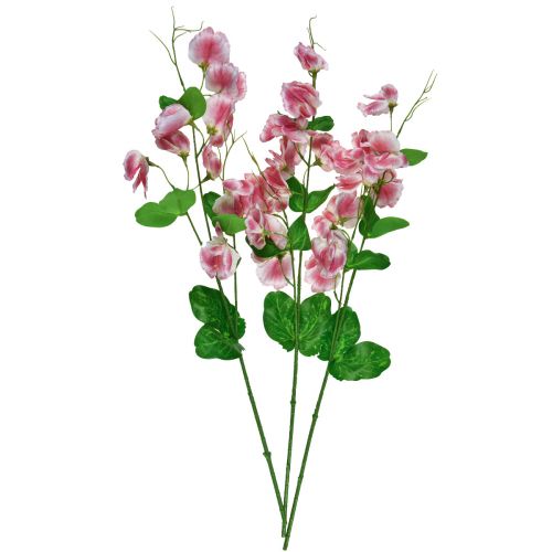 Artikel Kunstblumen Rosa Weiß Wicke Vicia Gartenblumen 61cm 3St