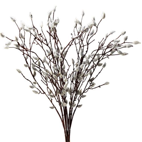 Floristik21 Weidenkätzchen künstlich Palmkätzchen Deko 73cm 4 St
