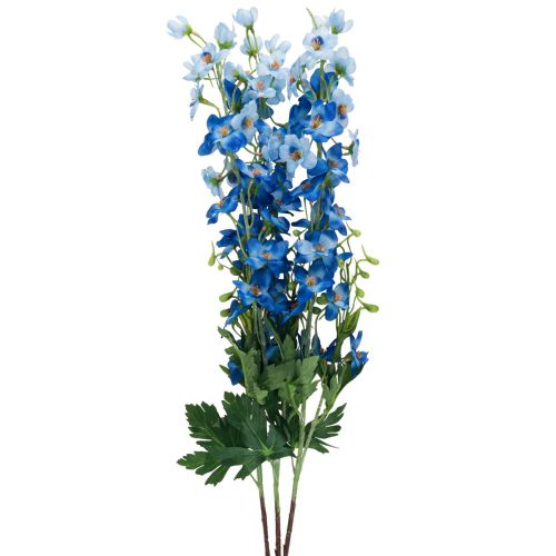Floristik21 Delphinium Rittersporn Künstliche Blumen Blau 78cm 3St
