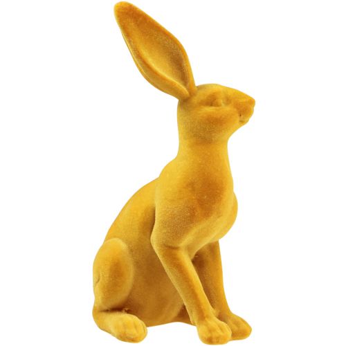 Floristik21 Osterhase Deko Hase Figur Curry Osterhasenpaar 16cm 2 St