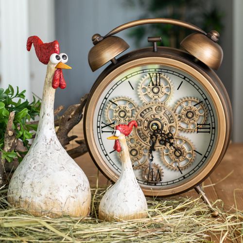 Artikel Deko Hühner Deko Figuren Osterdeko Huhn lustig H15cm 2 St