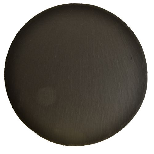 Artikel Natürliche Schieferplatte rund Steintablett Schwarz Ø25cm 2 St