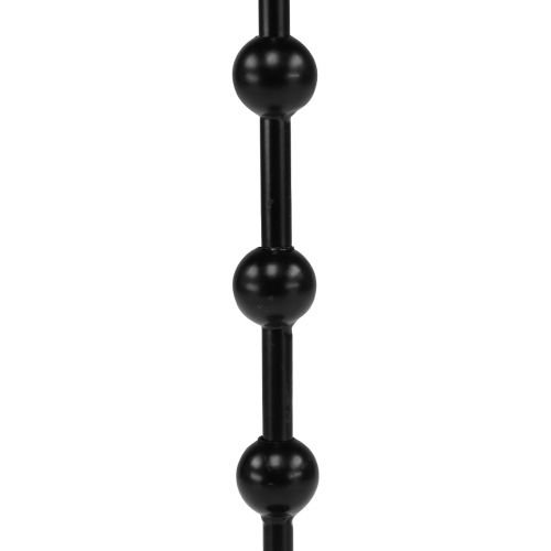 Artikel Stabkerzenhalter Kerzenständer Schwarz Metall Ø7cm H19,5cm