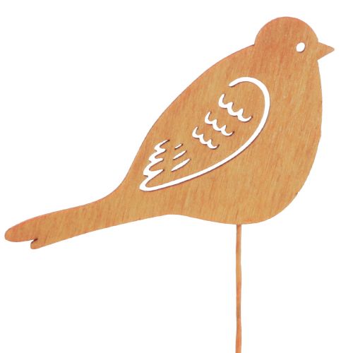 Artikel Frühlingsdeko Blumenstecker Holz Vogel Deko 28cm 18 St