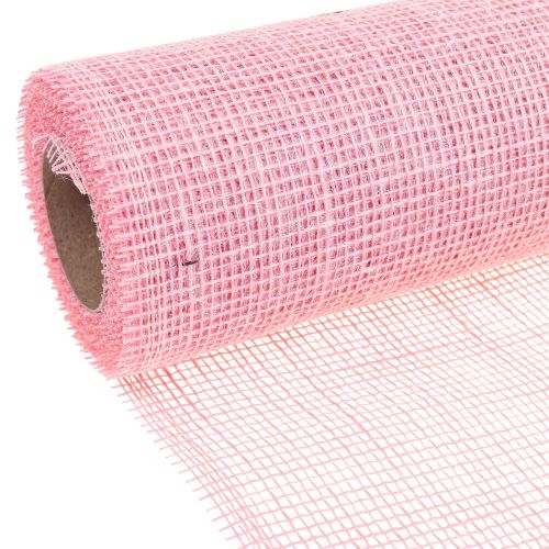 Floristik21 Tischläufer Jute Juteband Tischband Hellrosa 30cm 5m