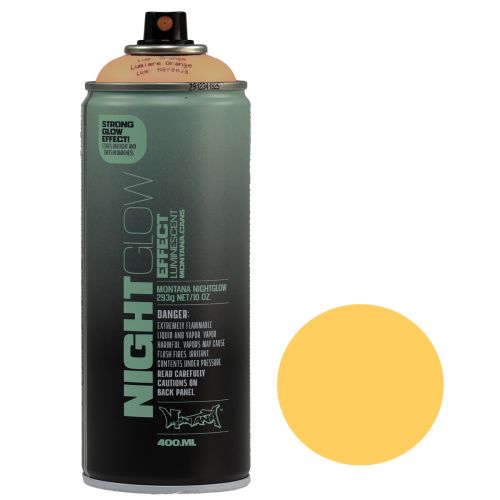Floristik21 Fluoreszierende Farbe Spraydose Nightglow Orange Neon 400ml