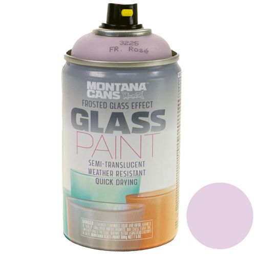 Floristik21 Glasfarbe Spray Effektspray Sprühfarbe Glas Rosé Matt 250ml