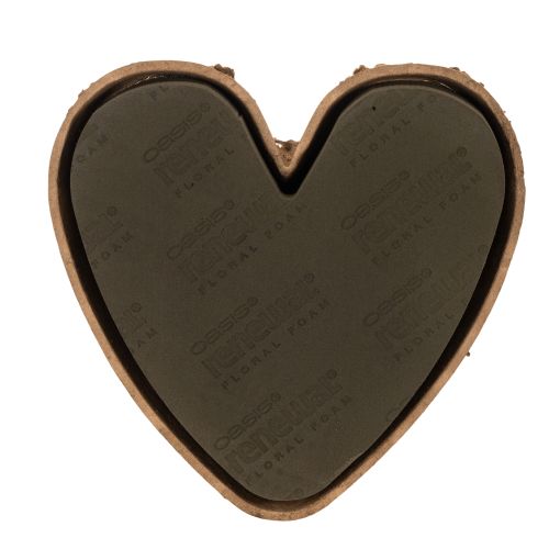 OASIS® Renewal® Biolit® Blumensteckschaum-Herz, 33 × 33 × 5 cm, schwarz, 2 Stück einkaufen | Floristik21.de