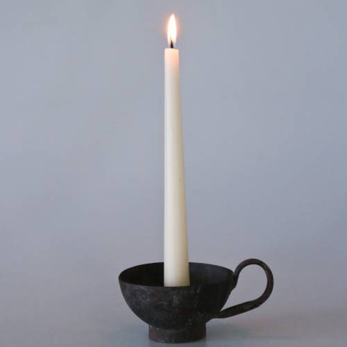 Floristik21 Kerzenhalter Tasse Antik-Optik Ø10cm H7cm