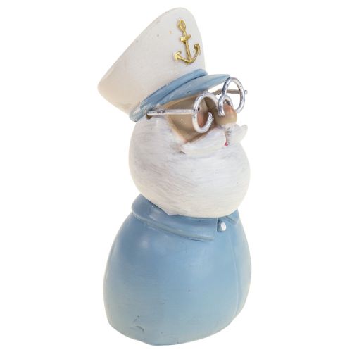 Floristik21 Maritime Deko Figur Kapitän mit Brille Sommerdeko H11,5cm