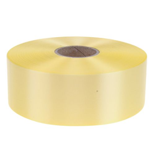 Floristik21 Kräuselband Geschenkband Schleifenband Hellgelb 50mm 100m