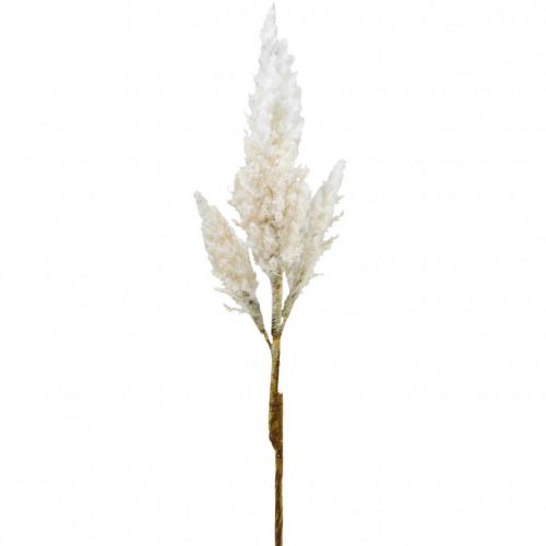Floristik21 Pampasgras Weiß Creme künstlich Trockengräser Deko 82cm
