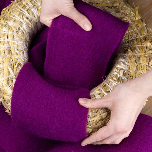 Artikel Filzband Fuchsia 15 cm x 5 m aus 100 % Wolle für kreative Deko- und Bastelideen