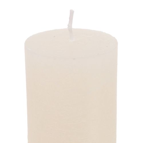 Artikel Große Kerzen Durchgefärbte Stabkerzen Creme 50x300mm 4 St