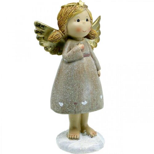 Adventsdeko, Schutzengel, Weihnachtsengel, Engel Figur H24cm