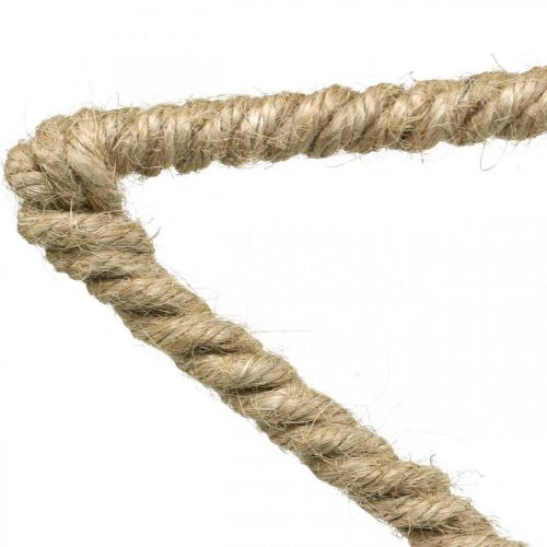 Floristik21 Adventsdeko, Weihnachtsdeko Stern, Dekostern Jute B24,5cm 5 St