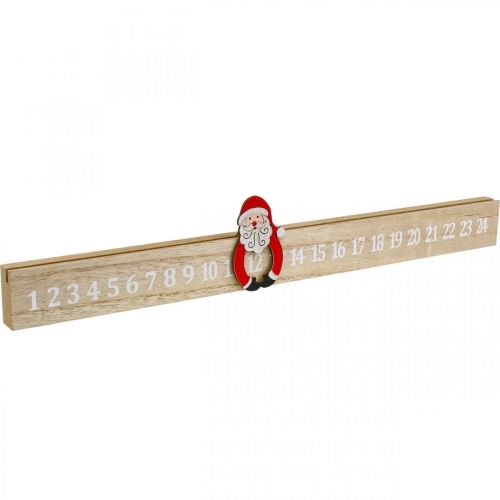 Floristik21 Adventskalender Holz Adventsleiste Deko Advent 48,5cm 3St