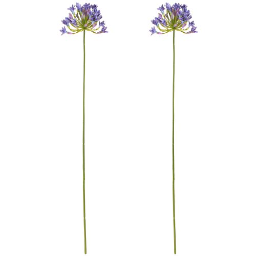 Artikel Agapanthus Schmucklilie Kunstblumen Lila 75cm 2er-Set Dekoration