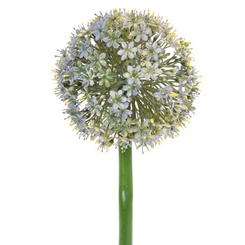 Hochwertiger künstlicher Blütenzweig Allium in Weiß, naturgetreue Optik, 90 cm