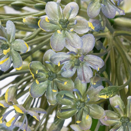 Artikel Hochwertiger künstlicher Blütenzweig Allium in Weiß, naturgetreue Optik, 90 cm