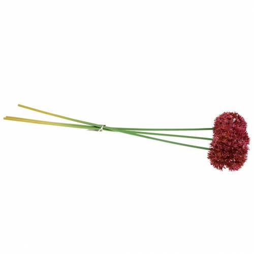 Floristik21 Zierlauch Allium künstlich Mauve Ø9cm H70cm 3St