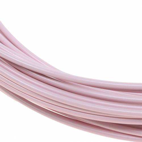 Floristik21 Aluminiumdraht Ø2mm Pastellrosa 100g 12m